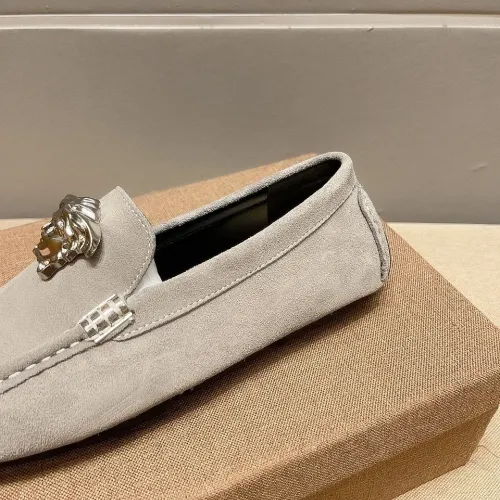 Replica Versace Leather Shoes For Men #1423012 $76.00 USD for Wholesale