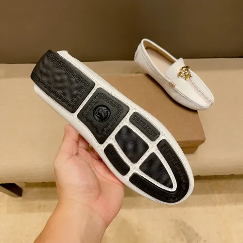 Replica Versace Leather Shoes For Men #1423015 $80.00 USD for Wholesale