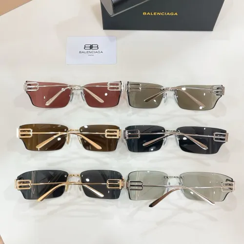 Replica Balenciaga AAA Quality Sunglasses #1423033 $60.00 USD for Wholesale