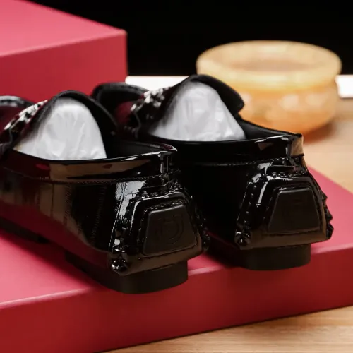 Replica Salvatore Ferragamo Leather Shoes For Men #1423111 $76.00 USD for Wholesale