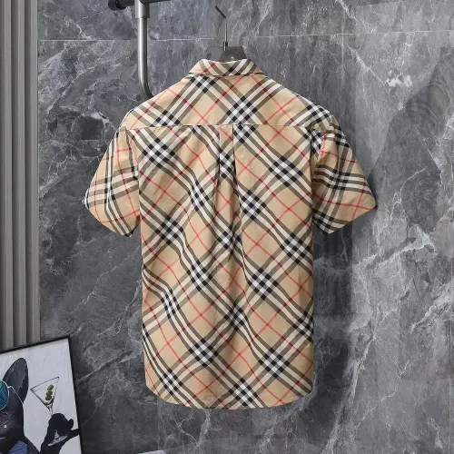 Replica Burberry Shirts Short Sleeved For Men #1423721 $39.00 USD for Wholesale