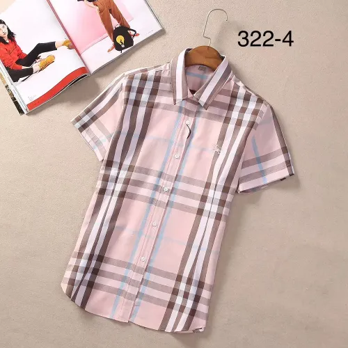 Burberry Shirts Short Sleeved For Women #1423747
