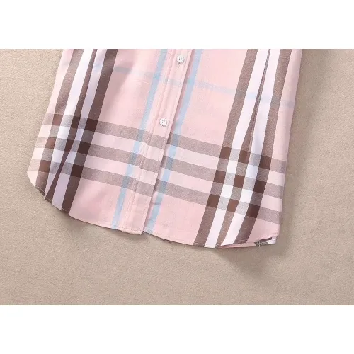 Replica Burberry Shirts Short Sleeved For Women #1423747 $36.00 USD for Wholesale