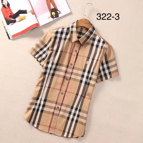 Burberry Shirts Short Sleeved For Women #1423748
