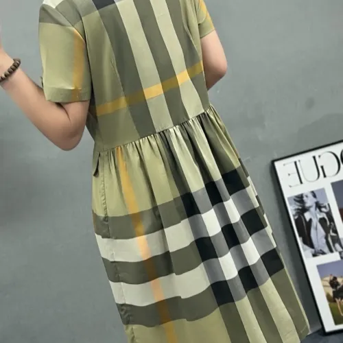 Replica Burberry Dresses Short Sleeved For Women #1423756 $76.00 USD for Wholesale