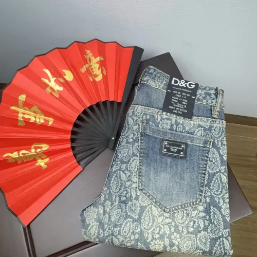 Replica Dolce & Gabbana D&G Jeans For Men #1424122 $52.00 USD for Wholesale