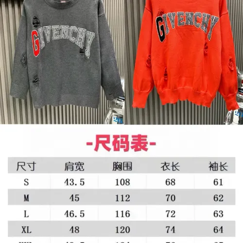 Replica Givenchy Sweaters Long Sleeved For Unisex #1424136 $60.00 USD for Wholesale