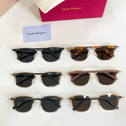 Replica Salvatore Ferragamo AAA Quality Sunglasses #1424155 $56.00 USD for Wholesale