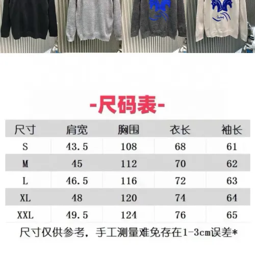 Replica Burberry Fashion Sweaters Long Sleeved For Unisex #1424387 $72.00 USD for Wholesale