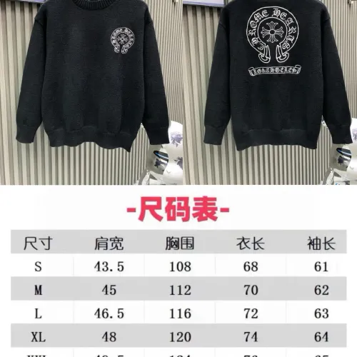 Replica Chrome Hearts Sweaters Long Sleeved For Unisex #1424396 $72.00 USD for Wholesale