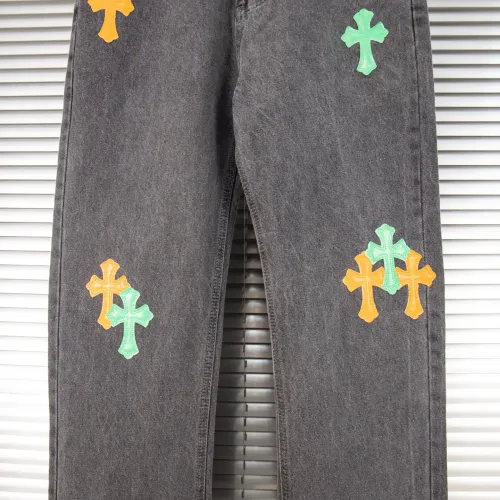 Replica Chrome Hearts Jeans For Men #1424500 $52.00 USD for Wholesale