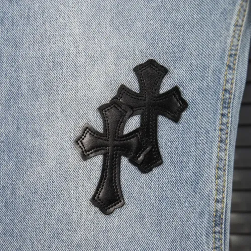 Replica Chrome Hearts Jeans For Men #1424513 $48.00 USD for Wholesale