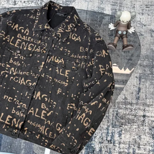 Replica Balenciaga Jackets Long Sleeved For Men #1424568 $52.00 USD for Wholesale