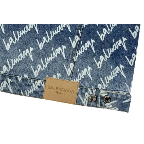 Replica Balenciaga Jackets Long Sleeved For Men #1424573 $42.00 USD for Wholesale