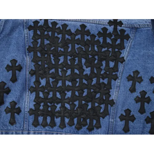 Replica Chrome Hearts Jackets Long Sleeved For Men #1424590 $64.00 USD for Wholesale