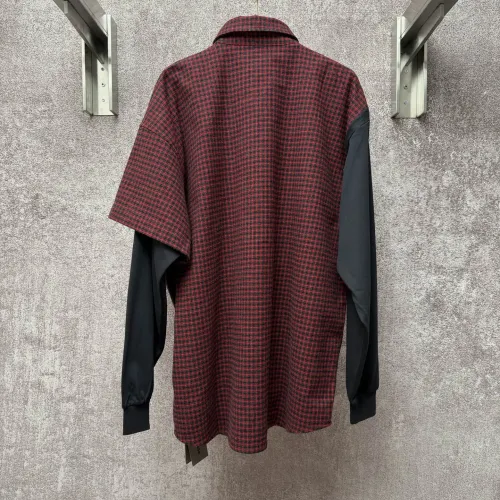 Replica Balenciaga Shirts Long Sleeved For Men #1424800 $98.00 USD for Wholesale
