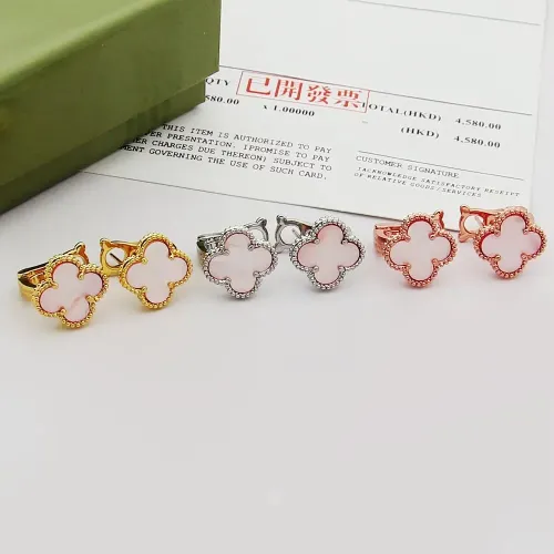 Replica Van Cleef & Arpels Earrings For Women #1425687 $25.00 USD for Wholesale