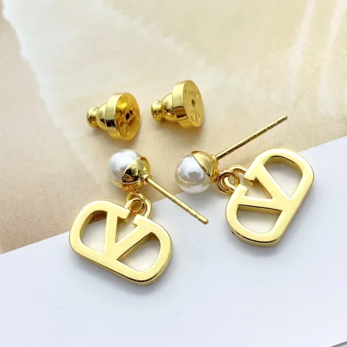 Replica Valentino Earrings For Women #1425701 $27.00 USD for Wholesale