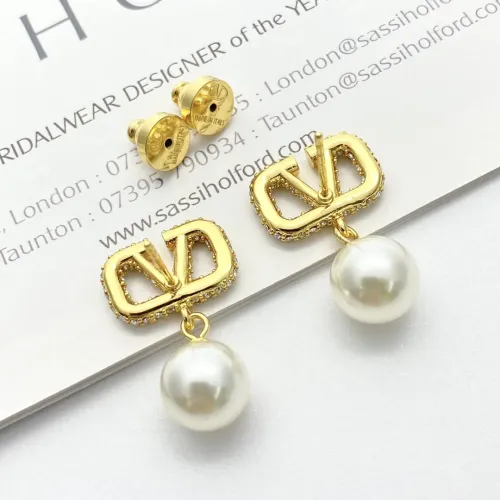 Replica Valentino Earrings For Women #1425709 $32.00 USD for Wholesale
