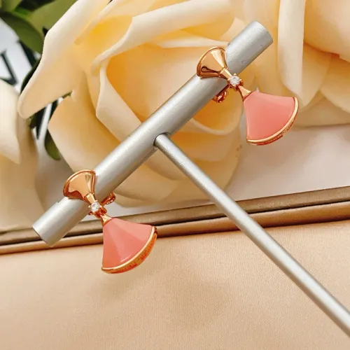 Replica Bvlgari Earrings For Women #1425866 $32.00 USD for Wholesale