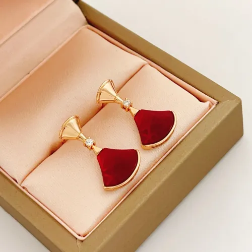 Replica Bvlgari Earrings For Women #1425867 $32.00 USD for Wholesale