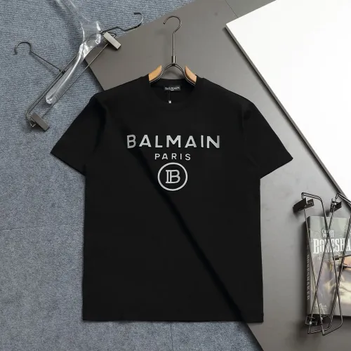 Balmain T-Shirts Short Sleeved For Unisex #1426992, $38.00 USD, [ITEM#1426992], Balmain T-Shirts