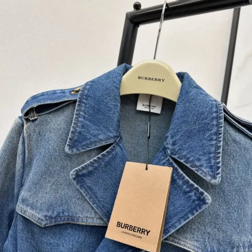 Replica Burberry Coats Long Sleeved For Women #1427086 $155.00 USD for Wholesale