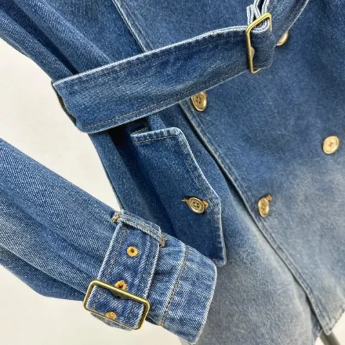 Replica Burberry Coats Long Sleeved For Women #1427086 $155.00 USD for Wholesale