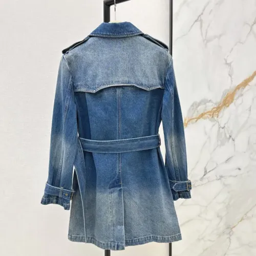 Replica Burberry Coats Long Sleeved For Women #1427086 $155.00 USD for Wholesale