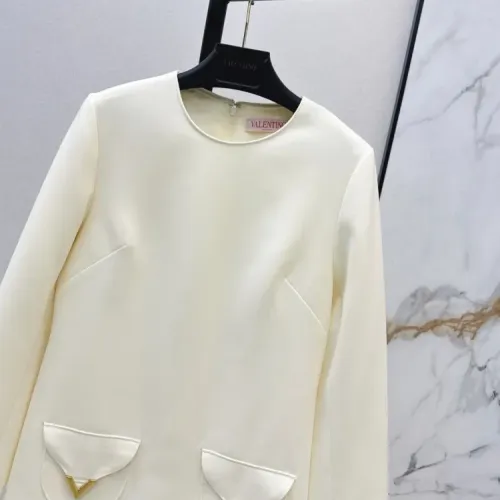 Replica Valentino Dresses Long Sleeved For Women #1427442 $76.00 USD for Wholesale