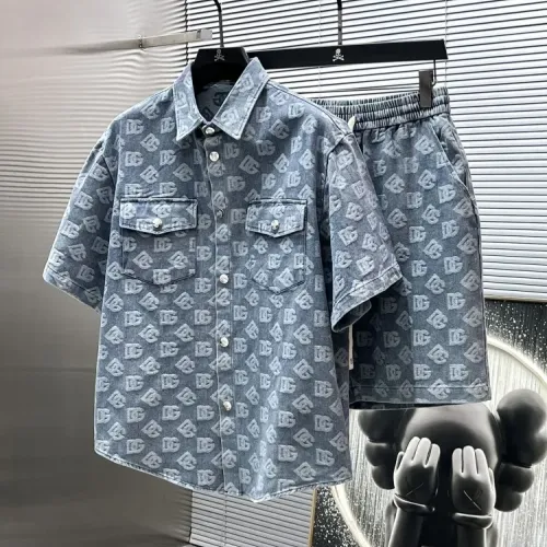 Dolce & Gabbana D&G Tracksuits Short Sleeved For Men #1428338