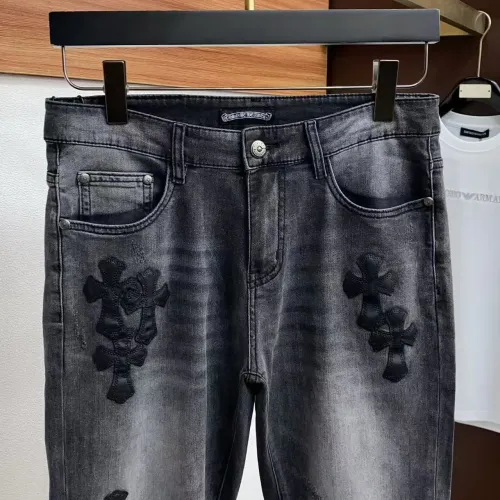 Replica Chrome Hearts Jeans For Men #1428585 $48.00 USD for Wholesale