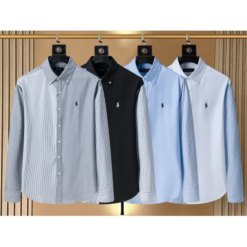 Replica Ralph Lauren Polo Shirts Long Sleeved For Men #1428982 $40.00 USD for Wholesale