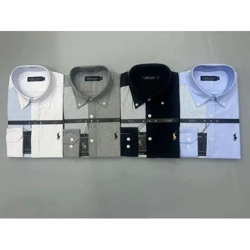 Replica Ralph Lauren Polo Shirts Long Sleeved For Men #1428983 $40.00 USD for Wholesale