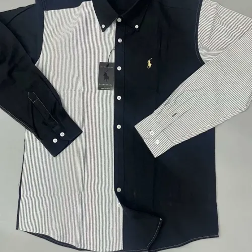 Replica Ralph Lauren Polo Shirts Long Sleeved For Men #1428984 $40.00 USD for Wholesale