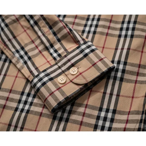 Replica Burberry Shirts Long Sleeved For Men #1428985 $34.00 USD for Wholesale