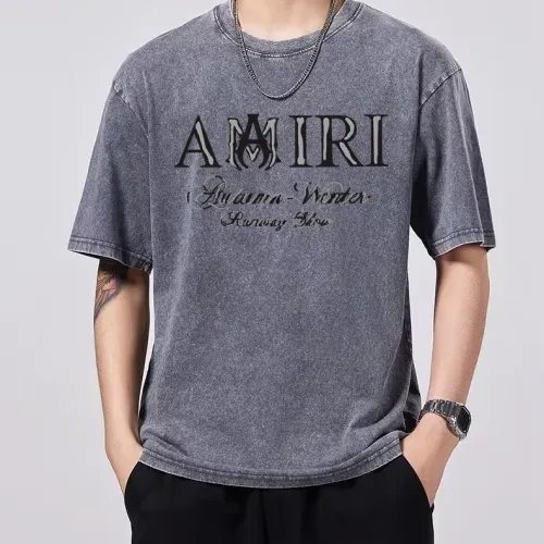 Replica Amiri T-Shirts Short Sleeved For Men #1429497 $45.00 USD for Wholesale