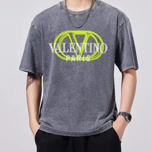 Replica Valentino T-Shirts Short Sleeved For Men #1429538 $45.00 USD for Wholesale