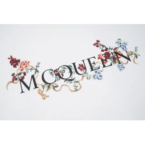 Replica Alexander McQueen T-shirts Short Sleeved For Unisex #1429580 $32.00 USD for Wholesale