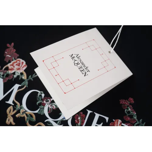 Replica Alexander McQueen T-shirts Short Sleeved For Unisex #1429581 $32.00 USD for Wholesale