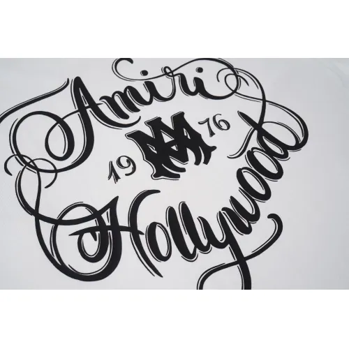 Replica Amiri T-Shirts Short Sleeved For Unisex #1429592 $32.00 USD for Wholesale