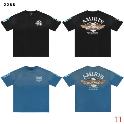 Replica Amiri T-Shirts Short Sleeved For Unisex #1429917 $36.00 USD for Wholesale