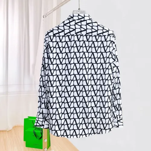 Replica Valentino Shirts Long Sleeved For Men #1430160 $80.00 USD for Wholesale
