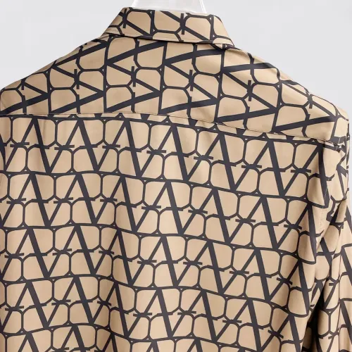 Replica Valentino Shirts Long Sleeved For Men #1430162 $80.00 USD for Wholesale