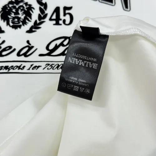 Replica Balmain T-Shirts Short Sleeved For Men #1430381 $76.00 USD for Wholesale