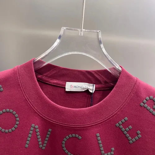 Replica Moncler T-Shirts Short Sleeved For Unisex #1430627 $38.00 USD for Wholesale