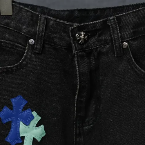 Replica Chrome Hearts Jeans For Men #1430743 $48.00 USD for Wholesale