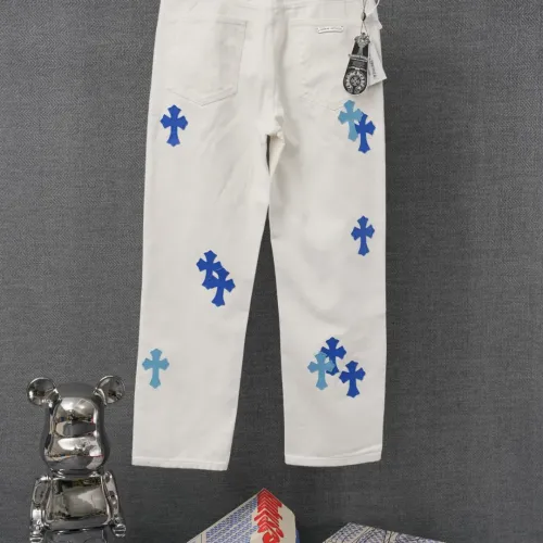 Replica Chrome Hearts Jeans For Men #1430745 $48.00 USD for Wholesale