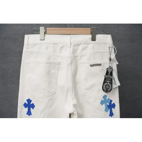 Replica Chrome Hearts Jeans For Men #1430745 $48.00 USD for Wholesale