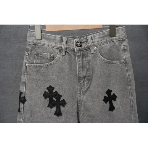 Replica Chrome Hearts Jeans For Men #1430746 $48.00 USD for Wholesale
